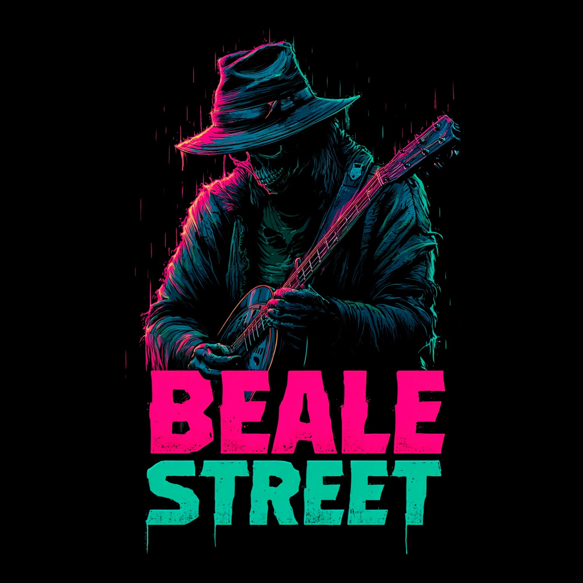 Beale St. Tee Design Black