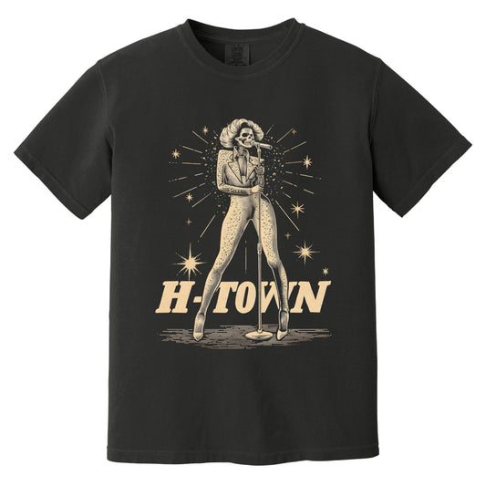 H-Town T-Shirt | Comfort Colors® 1717 Black