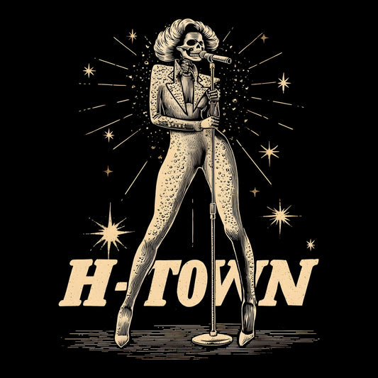H-Town T-Shirt Design Black