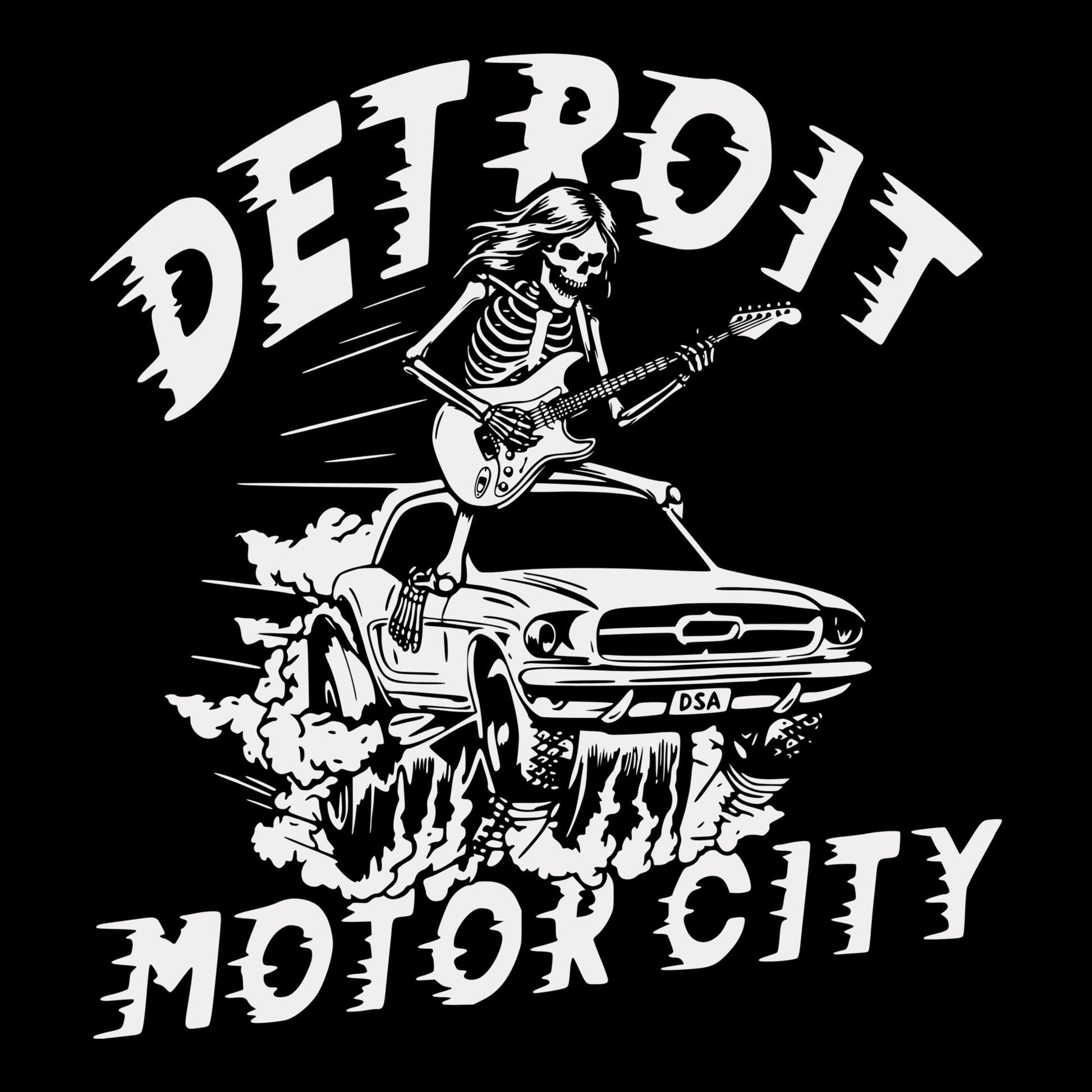 Drag Race Tee Design Black