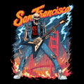 S.F. Metal T-Shirt Design Black