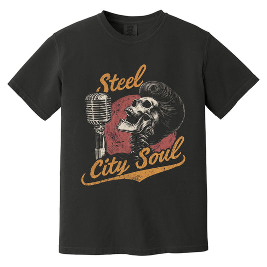 Steel City Soul T-Shirt | Comfort Colors® 1717 Black