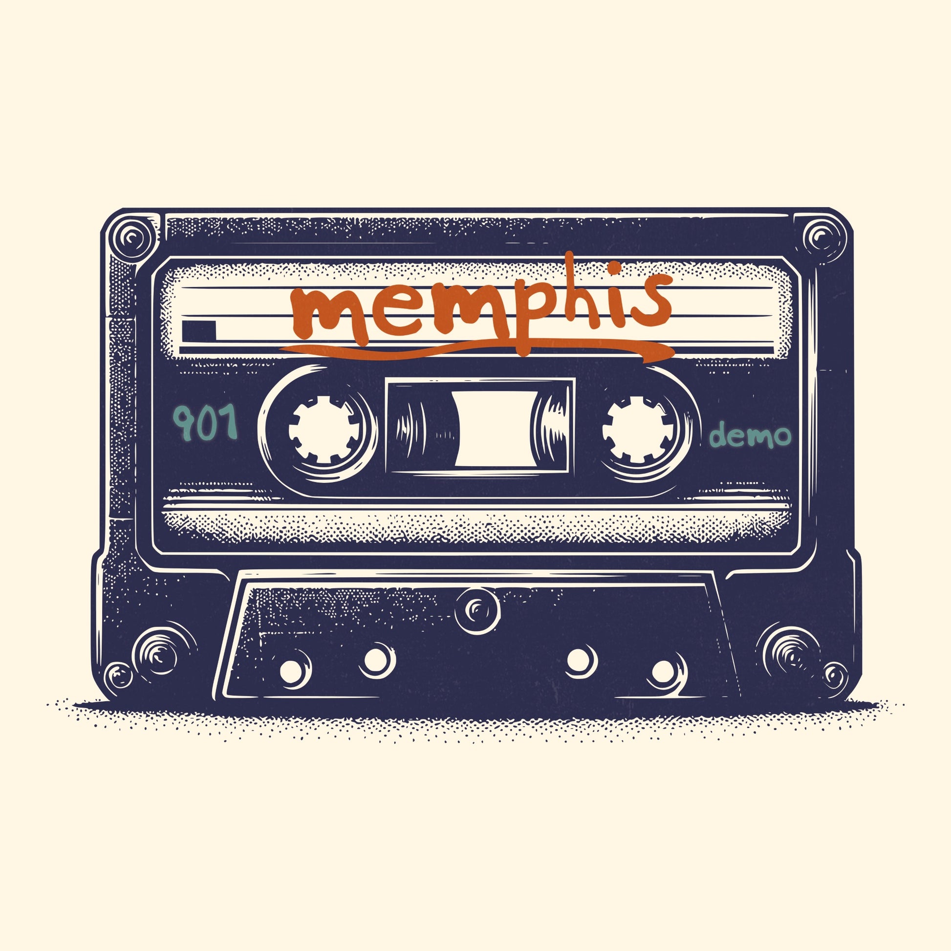 Memphis Demo Tee Design Natural