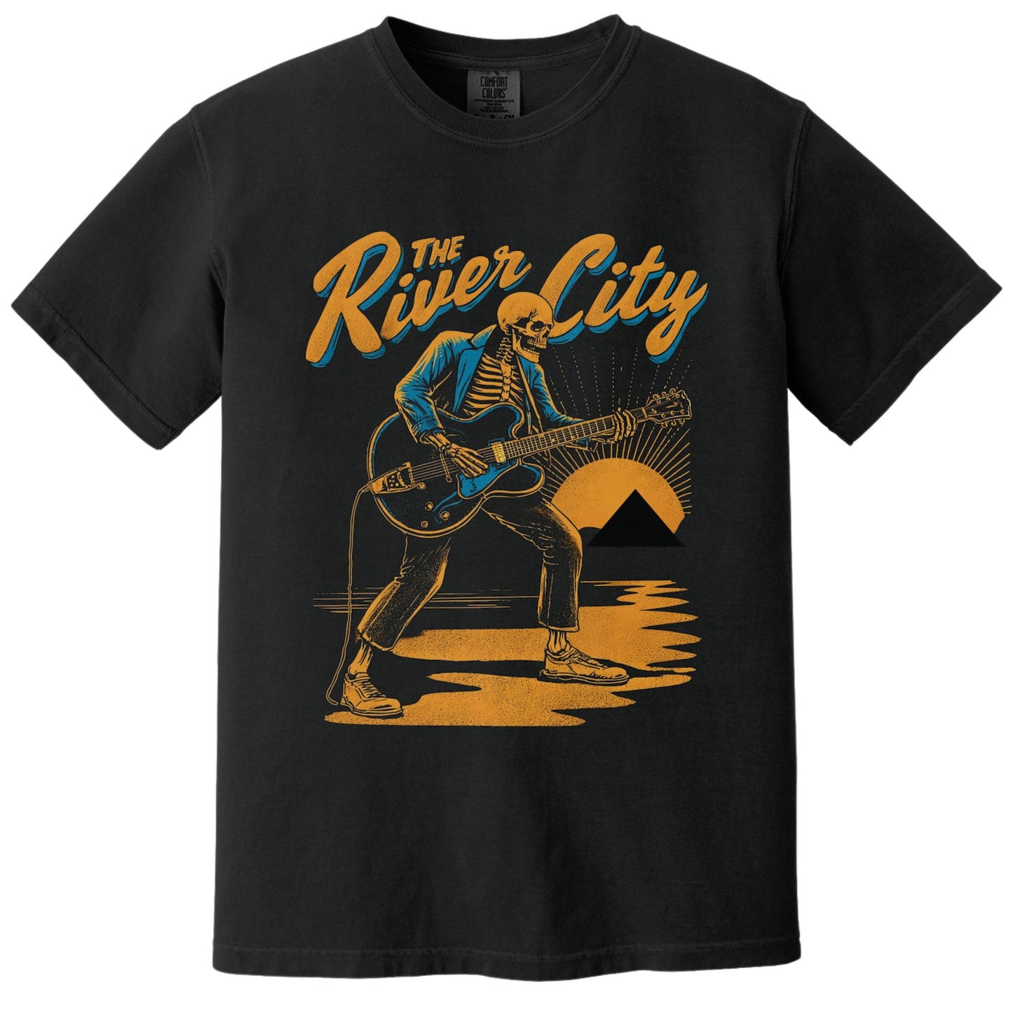 The River City Tee | Comfort Colors® 1717 Black