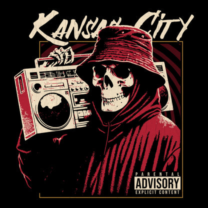 Explicit KC Tee Design Black