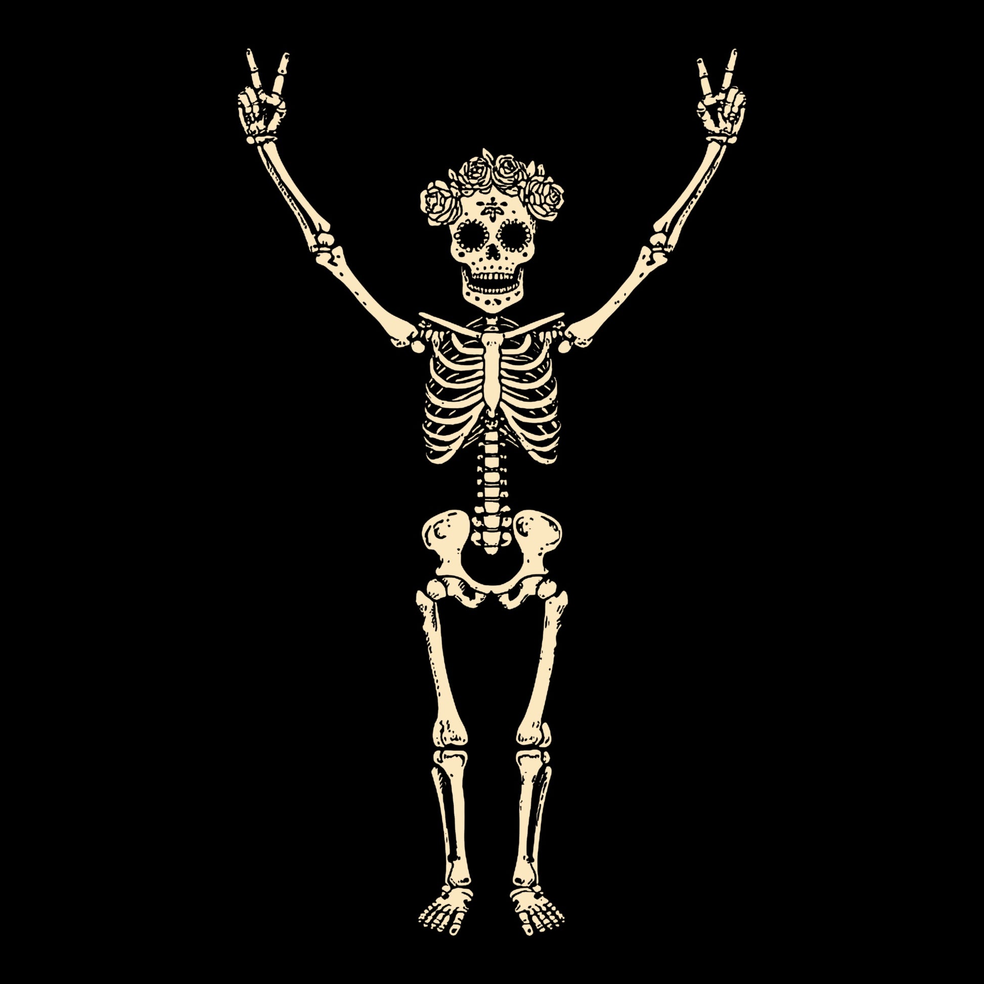 Peace Tee Design Black