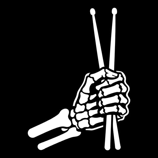 Drum Fist Tee Design Black