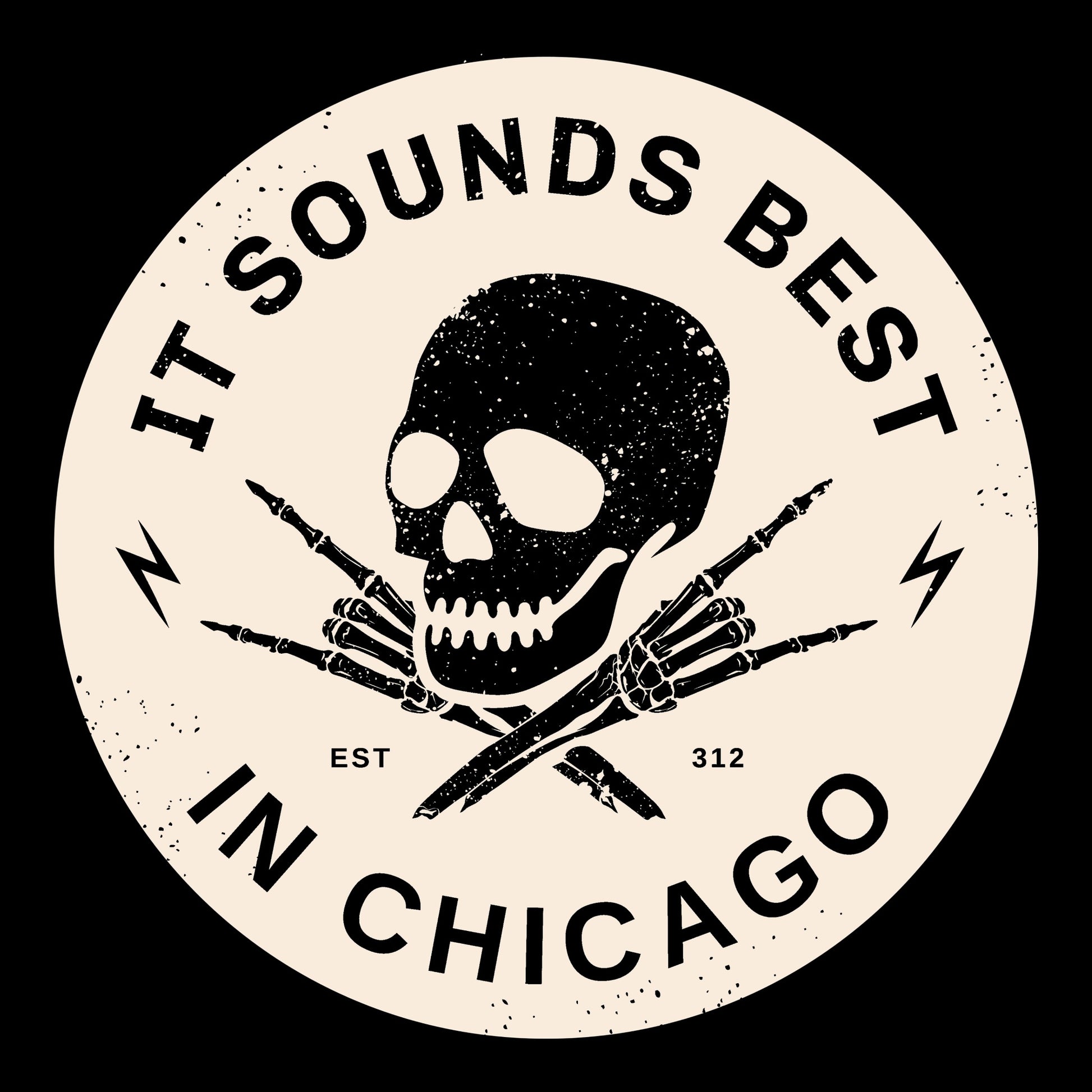 Best in Chicago Tee Design Black