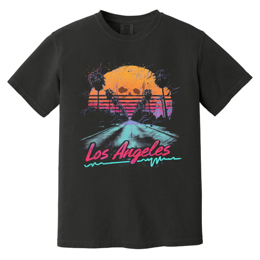L.A. Highway T-Shirt | Comfort Colors® 1717 Black