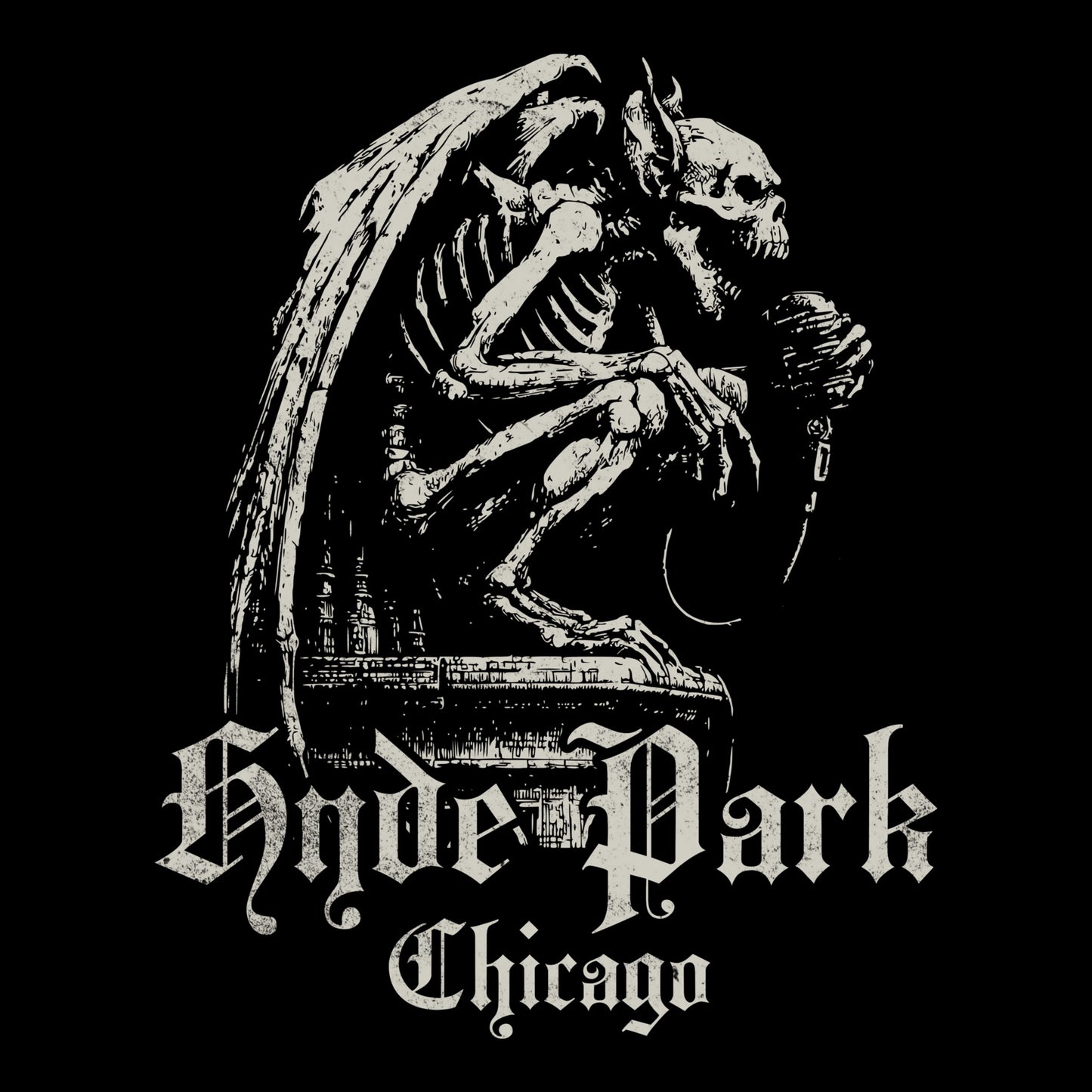 Hyde Park Tee Design Black