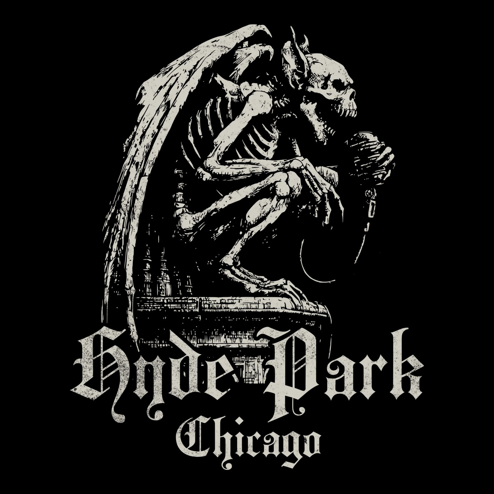 Hyde Park Tee Design Black