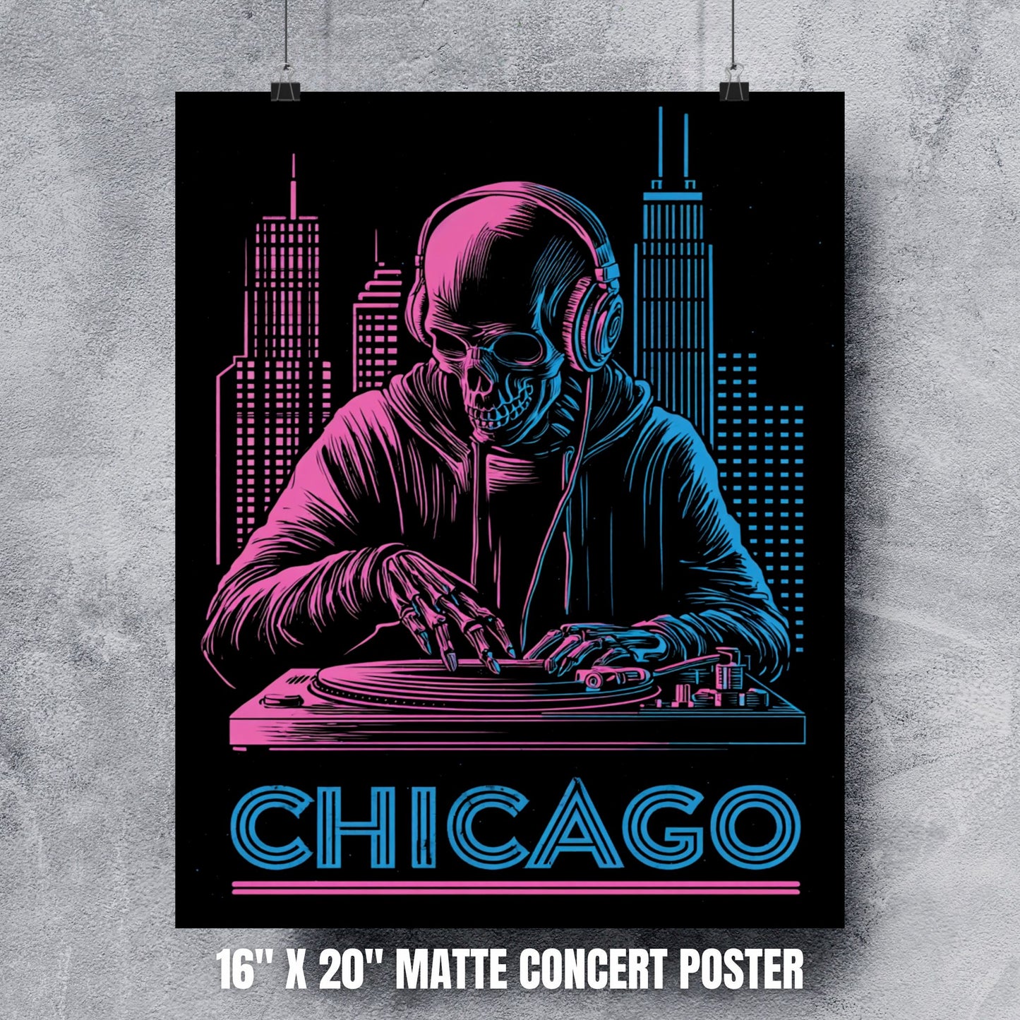 Chicago DJ Poster