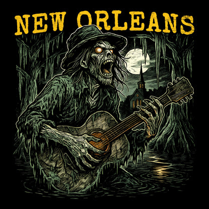 New Orleans Howler T-shirt Design Black