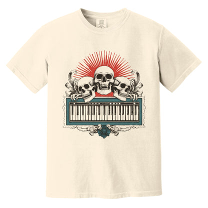 Haunted Keys T-Shirt | Comfort Colors® 1717 Ivory
