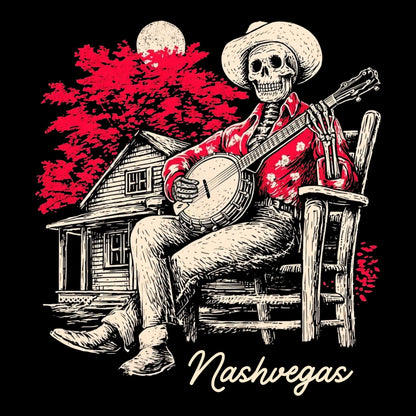 Nashvegas Tee Design Black