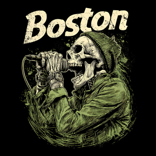 Boston Angst T-Shirt Design Black