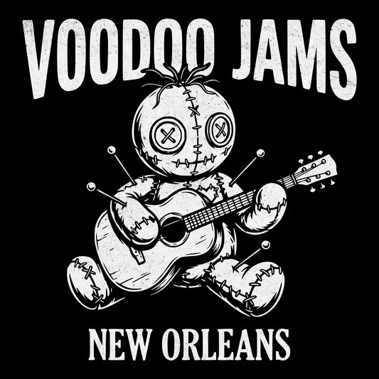 Voodoo Jams Tee Design Black
