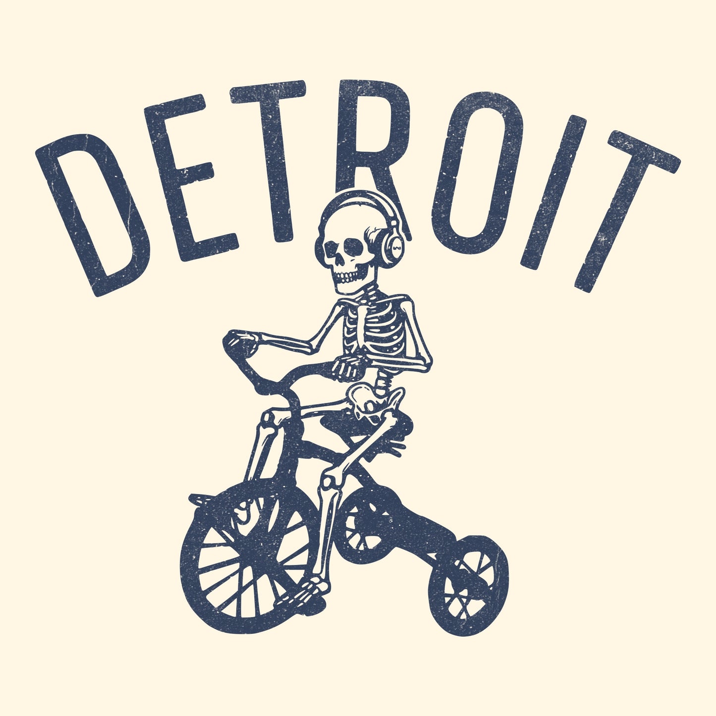 Detroit Rider Tee Design Natural