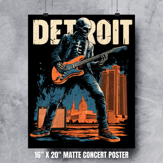 Detroit Rocker Poster