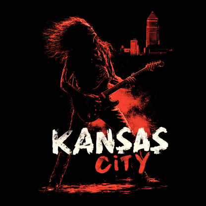 KC Rocker T-Shirt Design Black