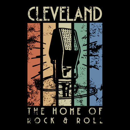 Home of Rock Tee Design Black