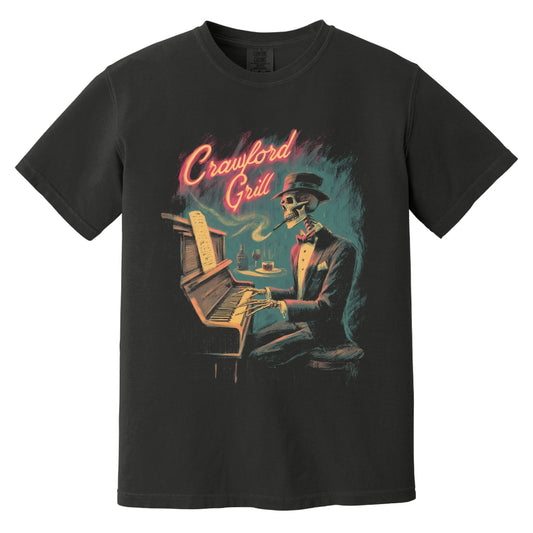 Crawford Grill T-Shirt | Comfort Colors® 1717 Black