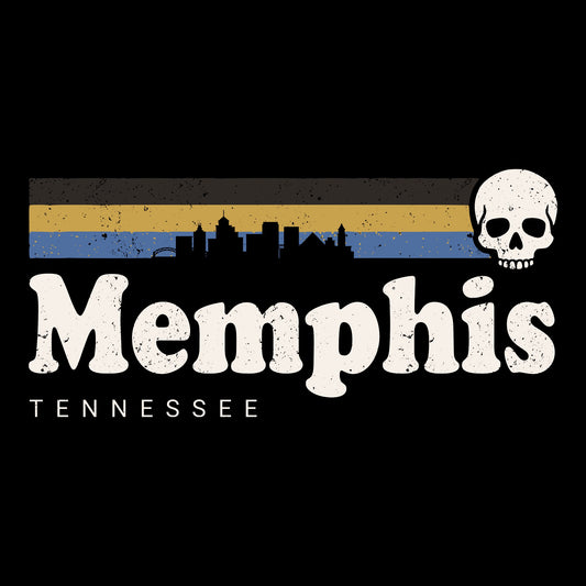 Retro Memphis Tee Design Black