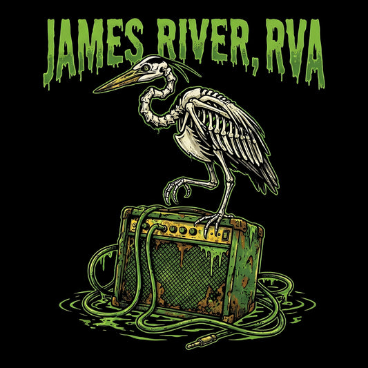 James River Tee Design Black