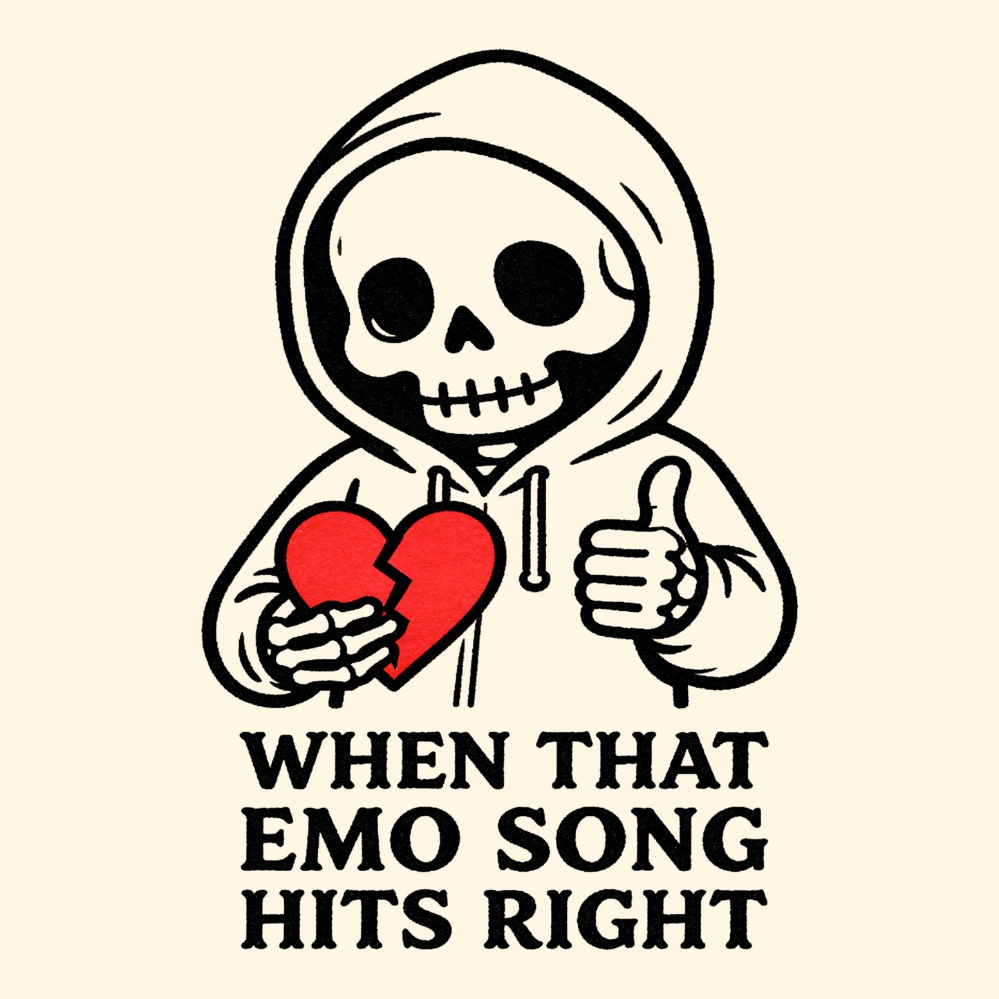 Hits Right Tee Design Natural