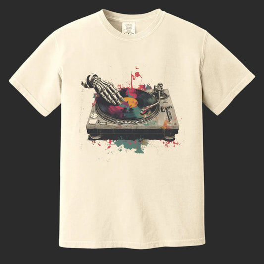 Ghost DJ T-Shirt | Comfort Colors® 1717 Ivory