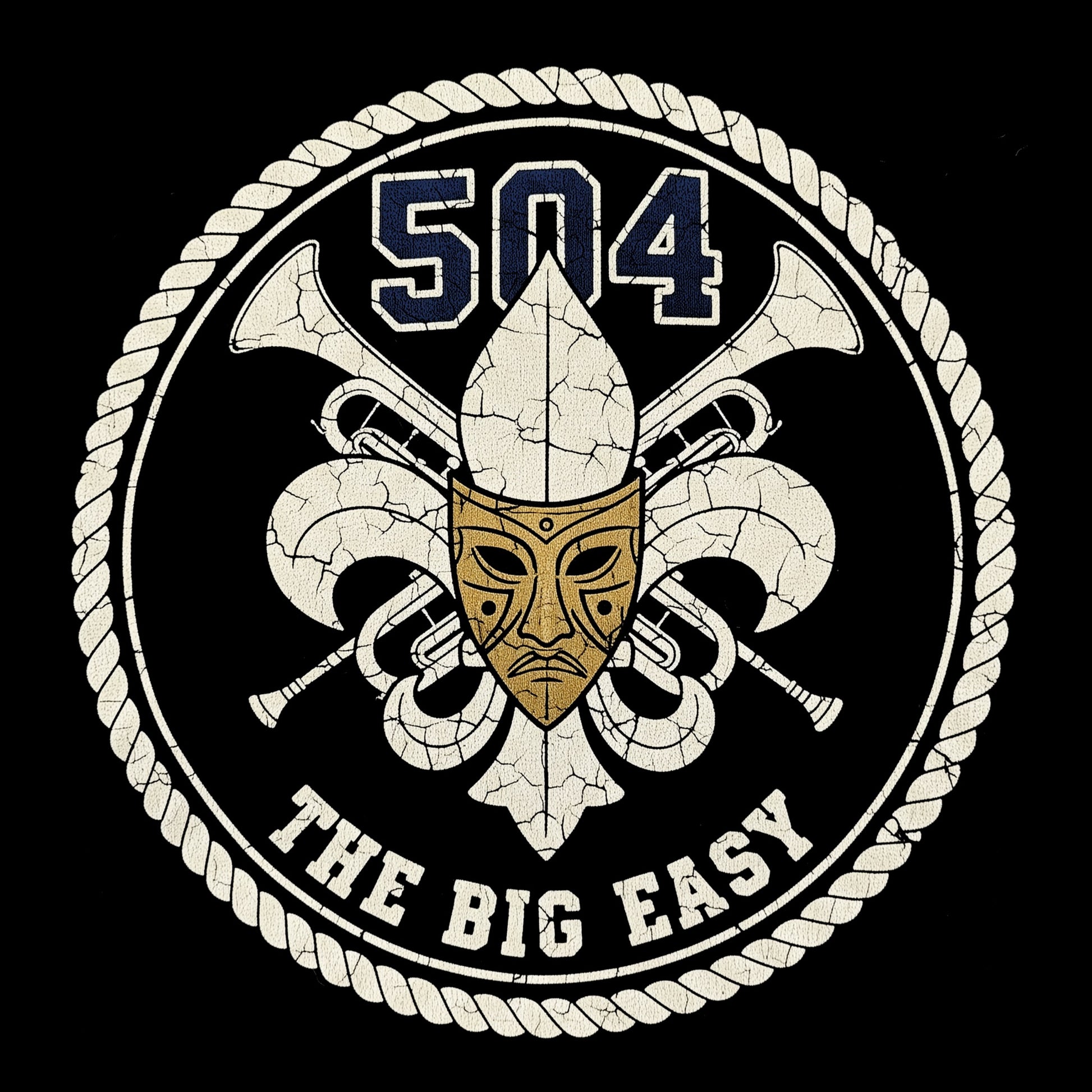 50Fleur Tee Design Black