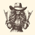 Country Rocker Tee Design Natural