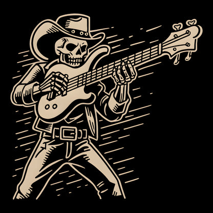 Bass Gun Tee Design Black