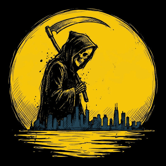 Lake Reaper Tee Design Black