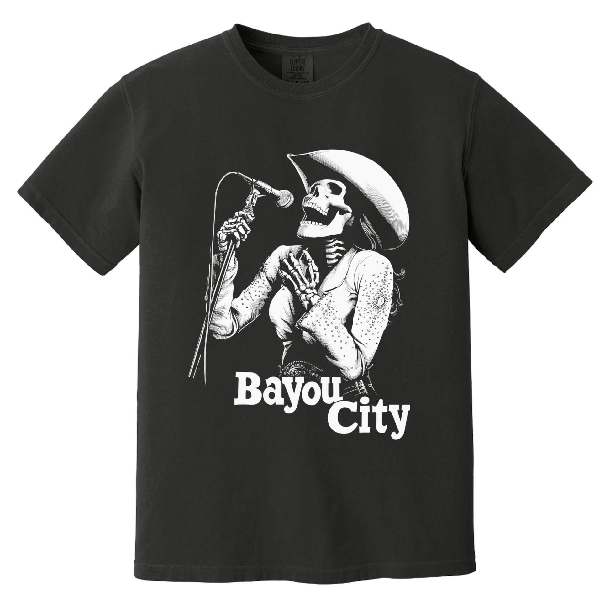 Bayou City T-Shirt | Comfort Colors® 1717 Black