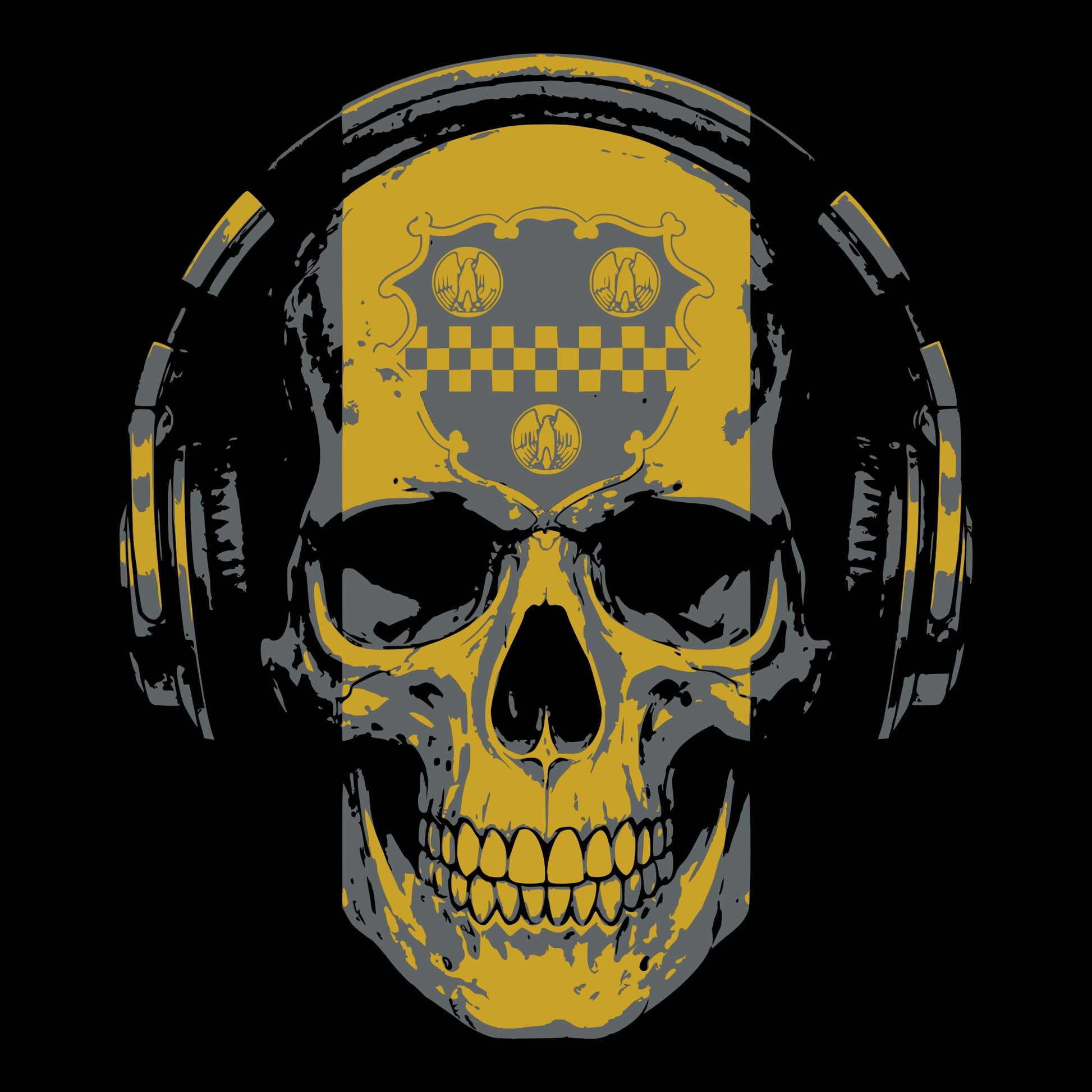 Yinz Flag Tee Design Black