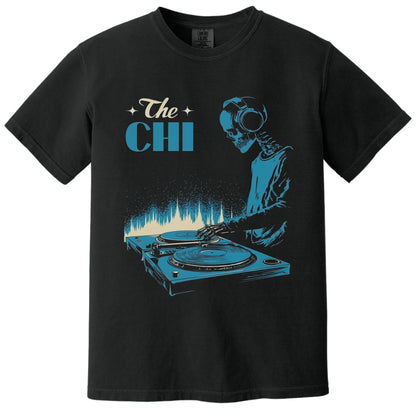 The Chi DJ T-Shirt | Comfort Colors® 1717 Black