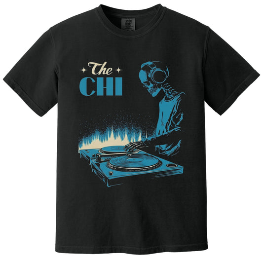 The Chi DJ T-Shirt | Comfort Colors® 1717 Black