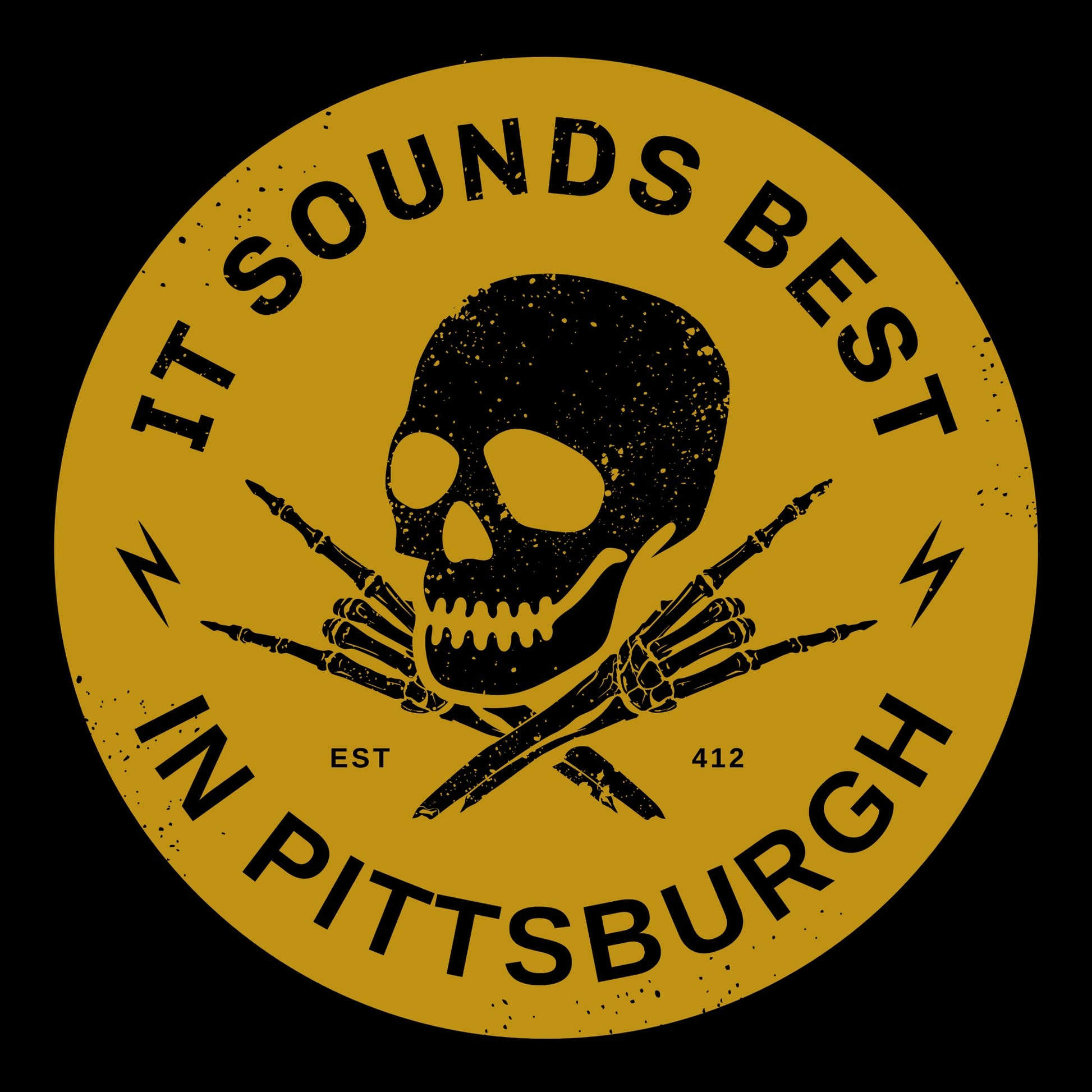 Best in Pittsburgh Tee Design Black