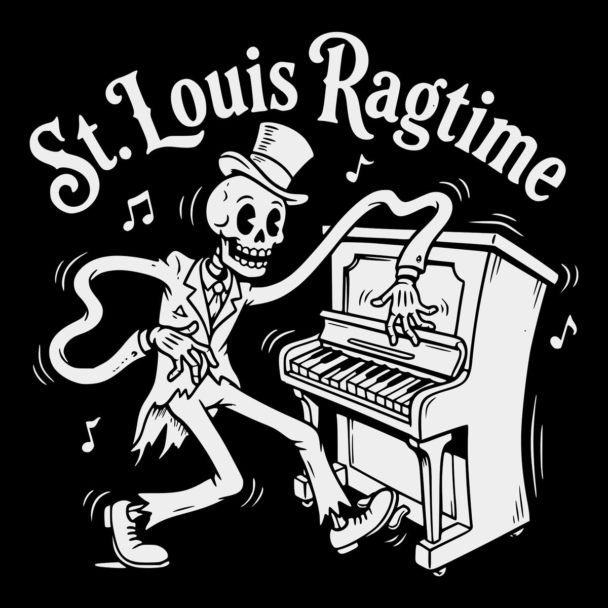 Ragtime Tee Design black