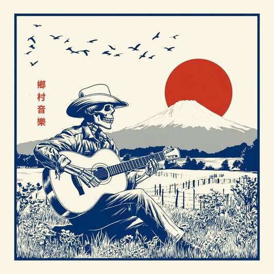 Fuji Sunrise Tee Design Natural