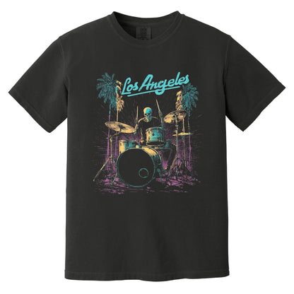 L.A. Drummer T-Shirt | Comfort Colors® 1717 Black