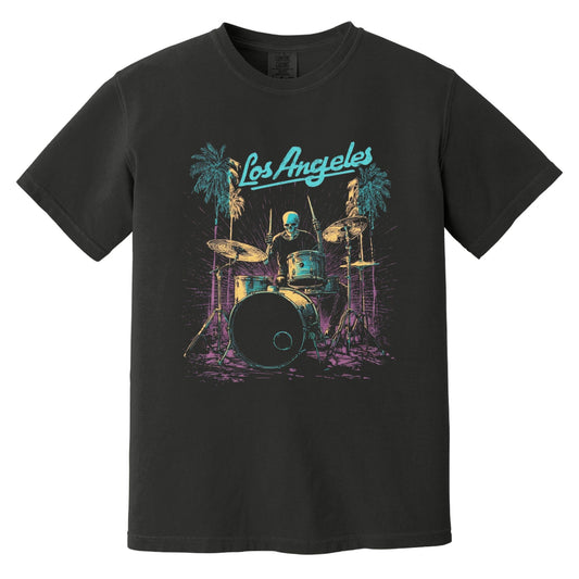 L.A. Drummer T-Shirt | Comfort Colors® 1717 Black