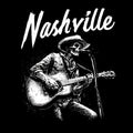 Nashville Ghost T-Shirt Design Black