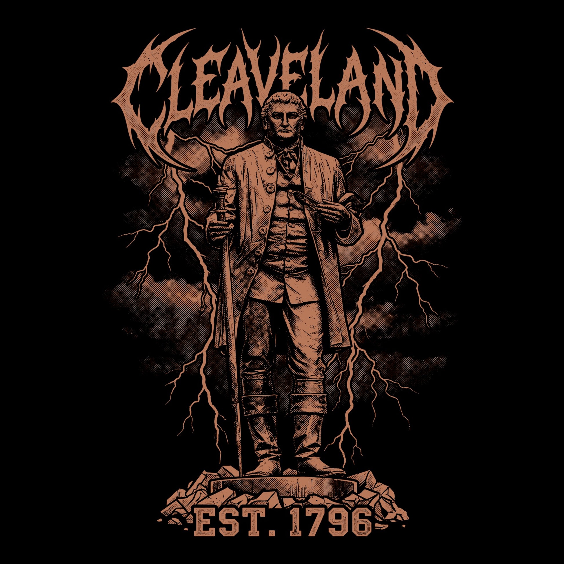 Gen. Moses Tee Design Black