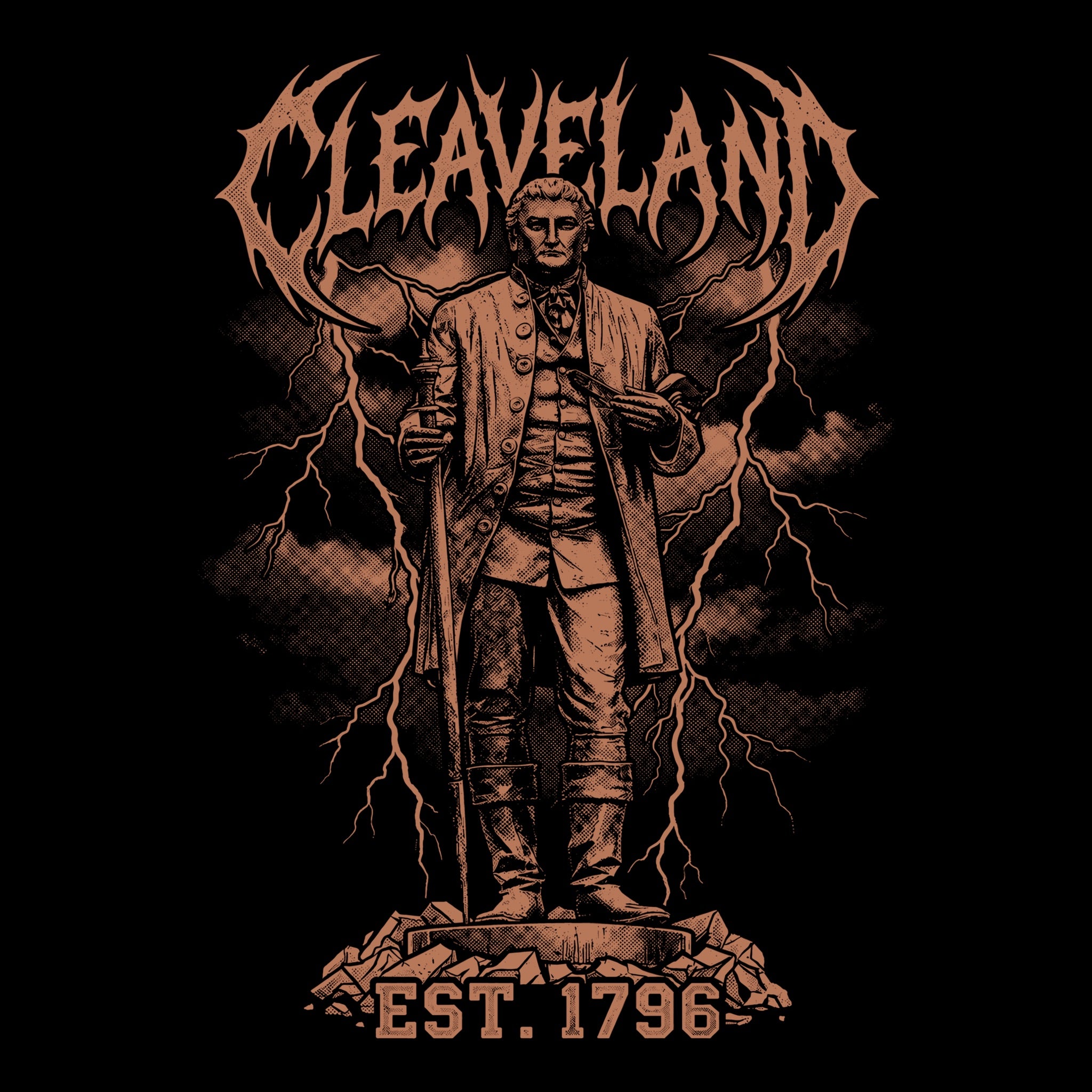 Gen. Moses Tee Design Black