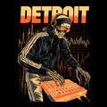 Detroit Techno T-Shirt Design Black