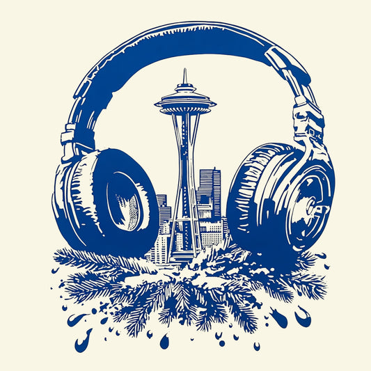 Seaphones Tee Design Natural