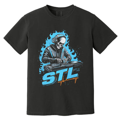 STL DJ T-Shirt | Comfort Colors® 1717 Black