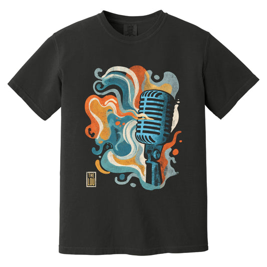 The Lou Ghost T-Shirt | Comfort Colors® 1717 Black